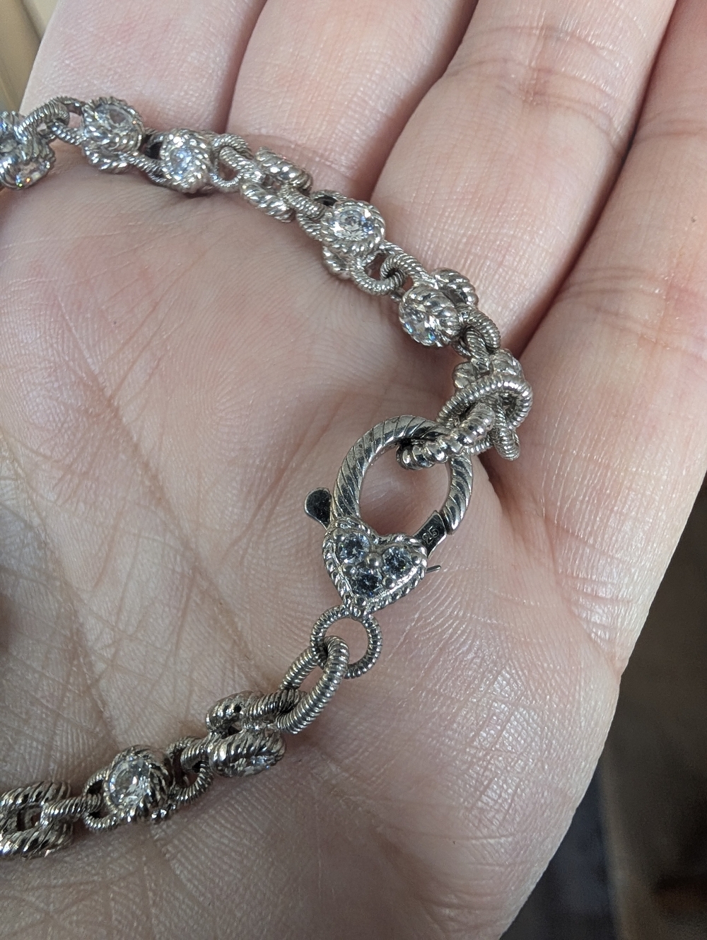 Judith Ripka SS Bracelet - Picture 2 of 6